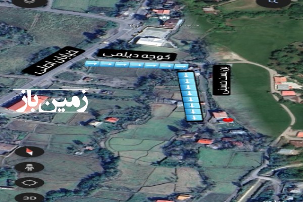 فروش زمین مسکونی در گیلان 508 متر سراوان با جواز ساخت-2