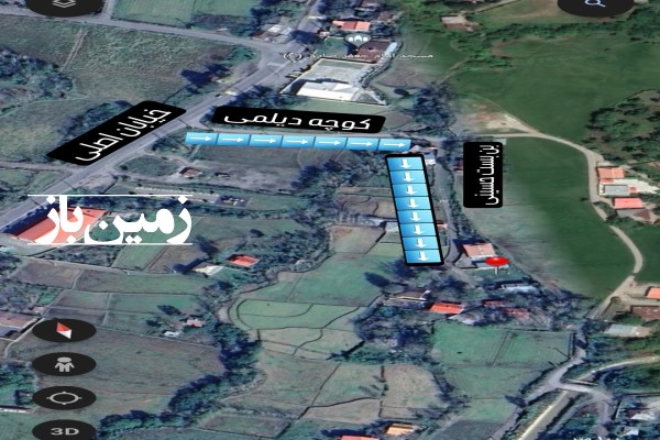 فروش زمین مسکونی در گیلان 508 متر سراوان با جواز ساخت-3