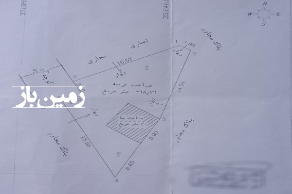 زمین گیلان صومعه سرا 218 متر کمربندی شهید بهشتی-1