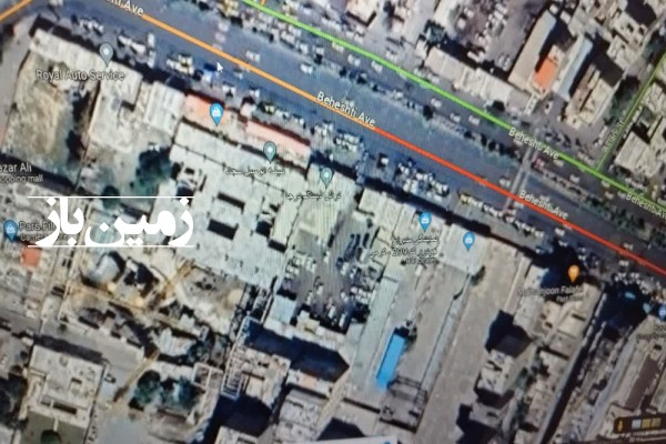 زمین تجاری خدماتی 1850 متر ضلع جنوبی خیابان شهید بهشتی-1