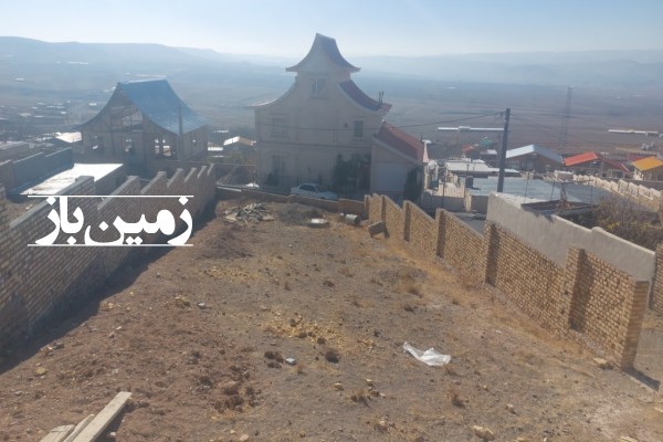 زمین چهار دیواری با جواز ساخت450 متر قزوین کوهین روستای حسام آباد-1