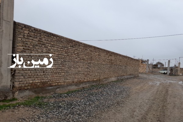 زمین چهاردیواری ۵۰۰ متر روستای شریف آباد فیروزان همدان-1