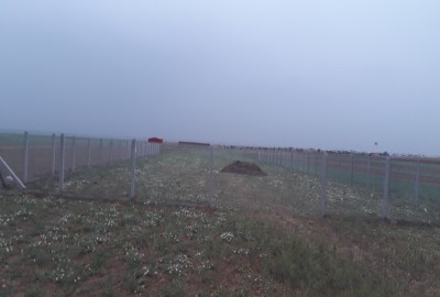 فروش زمین کشاورزی در تاکستان سمت توربینهای بادی کهک 5000 متر