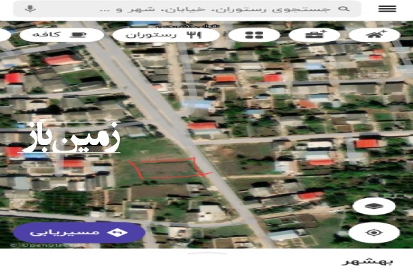 زمین تجاری مسکونی 225 متر دونبش در مازندران بهشهر-1