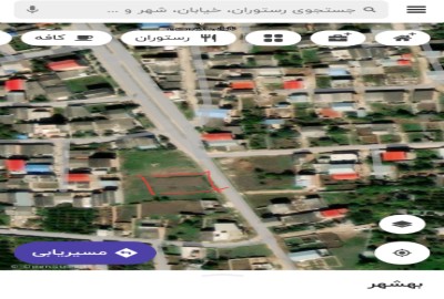 زمین تجاری مسکونی 225 متر دونبش در مازندران بهشهر