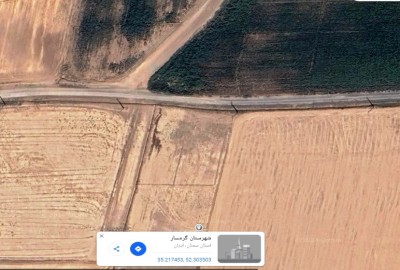 فروش زمین کشاورزی گرمسار حسین آباد جاده غیاث آباد ۱۰۰۰ متر