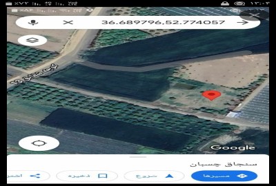 فروش زمین کشاورزی باغی ۳۵۰۰ متر بهنمیر روستایی دارابدین روشن