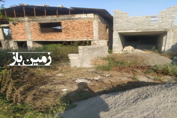 فروش زمین مسکونی با نیمه ساخت ۲۲۵ متر در آمل روستای پاشاکلا-2