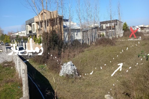 فروش زمین مسکونی در شمال 1030 متر جاده چمستان به آمل منطقه رزک-1