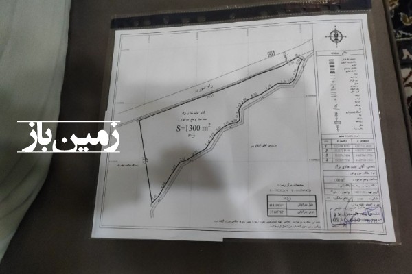 فروش زمین کشاورزی در گیلان 1300 متر پره سر روستای رضامحله-1