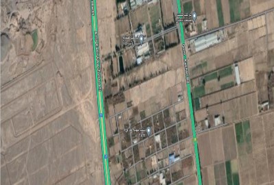 فروش زمین کشاورزی باغی صنعتی در کاشان ۲۵۰۰ متر ابتدای جاده قدیم قم کاشان