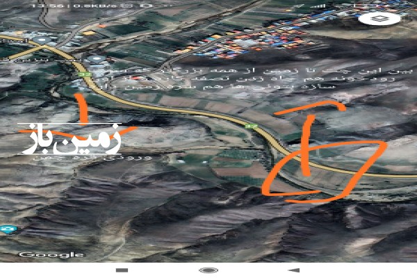 فروش زمین آذربایجان شرقی ۵۷۵۰ متر بستان آباد روستاي قره جمن-1