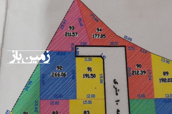 فروش زمین مسکونی کلنگی تبریز ۱۹۱متر تبریز روستای شادباد علیا-1