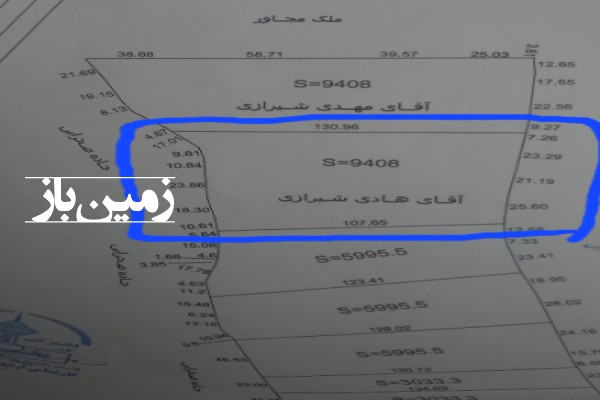 فروش زمین کشاورزی باغی تهران ۹۴۰۸ متر روستای آجربست ورامین-1