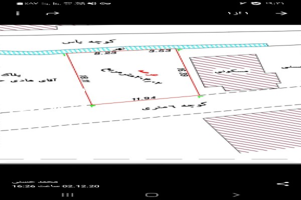 فروش زمین مسکونی گیلان ۲۰۴ متر لشت نشا روستای نوده-3