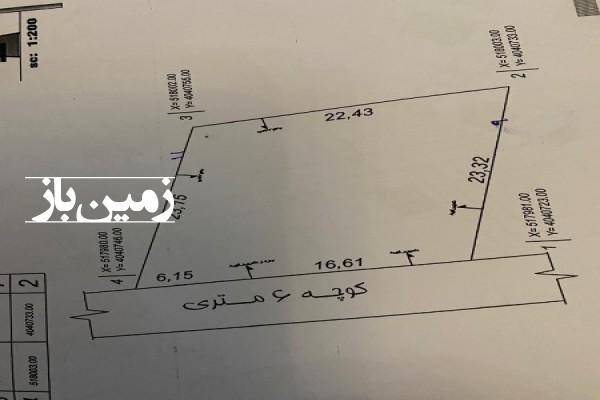 فروش زمین مسکونی کلاردشت ۴۹۶ متر لاهو-1