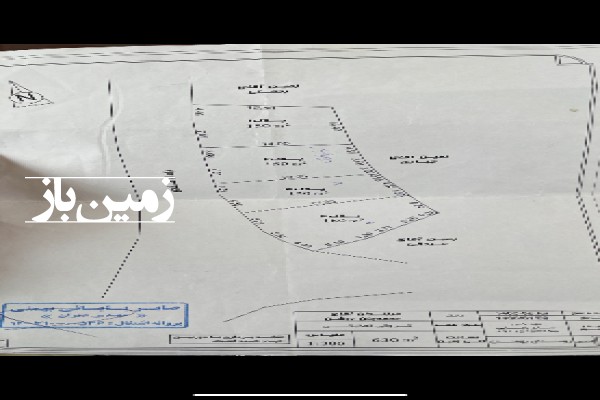فروش زمین شمال ۱۵۰ متر زیراب روستای بهمنان-3