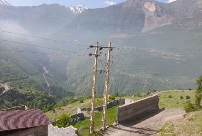 فروش زمین شمال ۴۳۰ متر جاده چالوس روستای ولی آباد ییلاقی