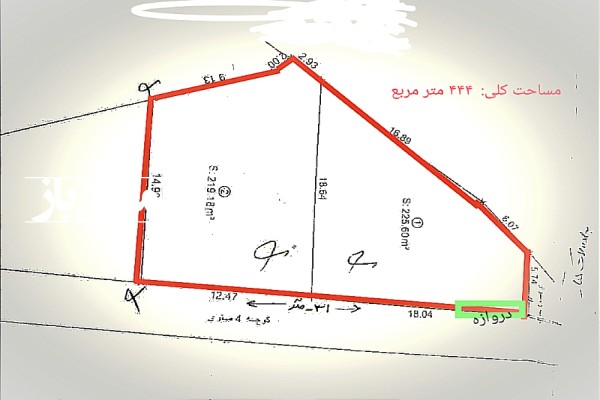 فروش زمین مسکونی شمال ۴۴۴ متر تنکابن جاده سلیمان آباد کندسر-4