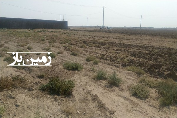 فروش زمین کشاورزی قم ۲۰۰ متر قنوات نزدیک روستای سراجه-2