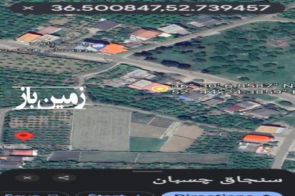 فروش زمین مسکونی شمال ۴۵۰ متر بابل روستای هتکه پشت-4