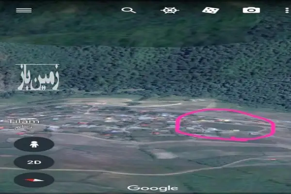 فروش زمین در شمال ۶۴۳۳ متر زیراب روستای تیلم - تصویر 3