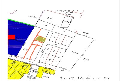 فروش زمین مسکونی قزوین ۱۱۹ متر محمدیه زیباشهر باورس