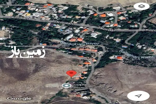 فروش زمین باغ البرز ۱۲۸۱ متر کوهسار جاده برغان روستای چلنگدار - تصویر 2