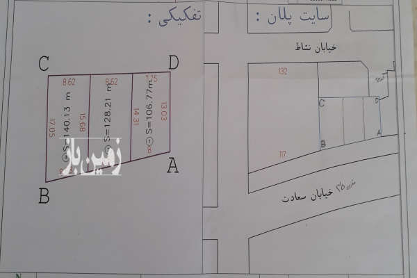 فروش زمین تجاری کرمان ۱۴۰ متر رفسنجان-1