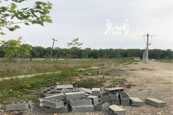 زمین باغی ۲۲۲ متر بریکلا جاده درکاپی چسبیده به جنگل-2