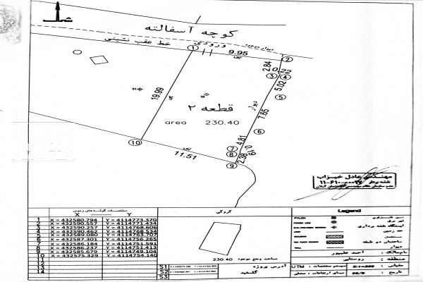 فروش زمین مسکونی گیلان ۲۳۰ متر لنگرود روستای گلسفید-1