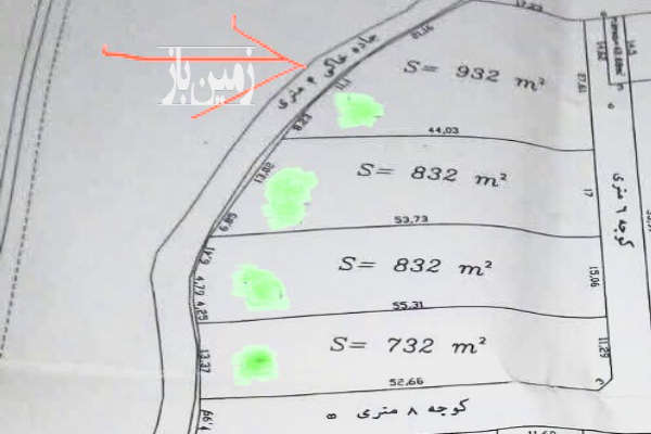 فروش زمین باغ شمال ۹۳۲ متر آمل چلاو نجار کلا-4