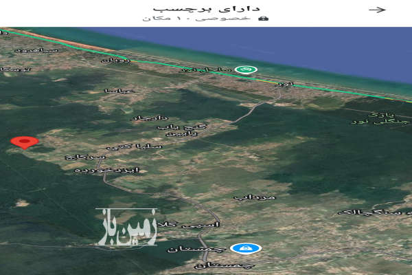 فروش زمین مسکونی شمال ۲۰۰ متر نور روستای ناتل-1