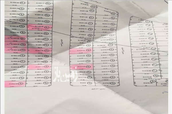فروش زمین مسکونی قم ۲۱۳ متر روستای جنت آباد-1