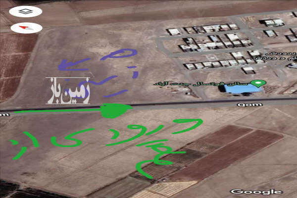 فروش زمین مسکونی قم ۲۱۳ متر روستای جنت آباد-2