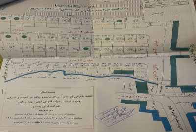 فروش زمین مسکونی شمال ۲۵۷ متر ساری داخل بافت