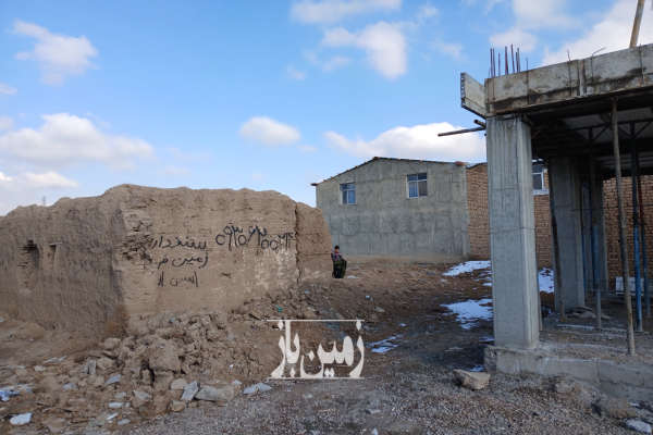 فروش زمین مسکونی کلنگی قزوین ۴۰۰ متر خاکعلی روستای اسلام اباد-3