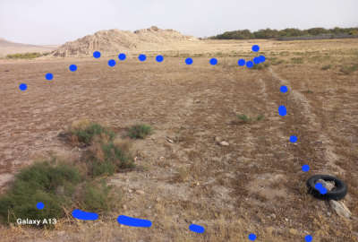فروش زمین باغ قم ۱۷۰۰ متر کهک روستای ابرجس دشت ازنا
