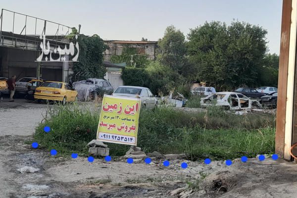فروش زمین صنعتی شمال ۱۳۰ متر قائمشهر اتوبان ساری-3