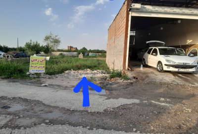 فروش زمین صنعتی شمال ۱۳۰ متر قائمشهر اتوبان ساری