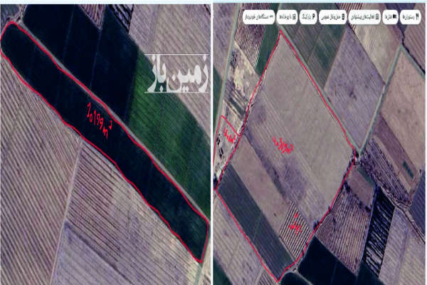 فروش زمین کشاورزی قزوین ۱۲۴۰۰۰ متر ارداق بلوک دشتابی روستای خوریک-1