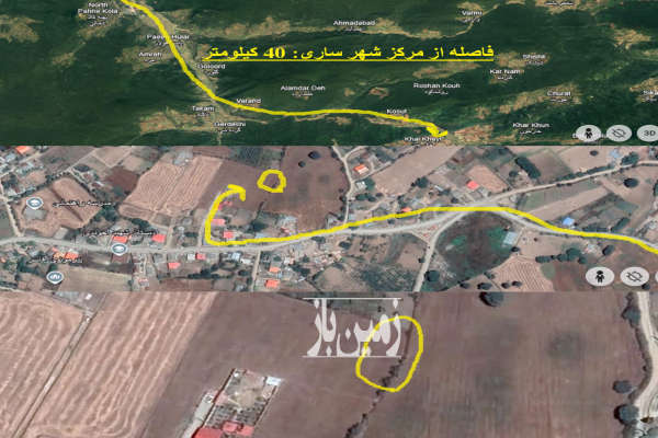 فروش زمین مسکونی شمال ۳۱۵ متر ساری-4