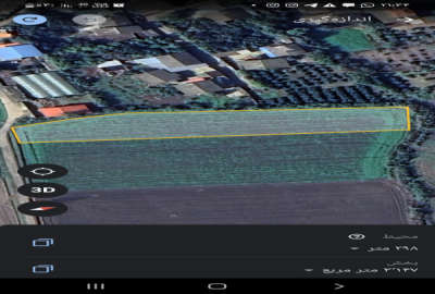 فروش زمین کشاورزی شمال ۳۱۸۴ متر ساری روستای سوربن