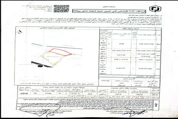 فروش زمین مسکونی قم ۱۷۷ متر دستجرد روستای فوجرد-1