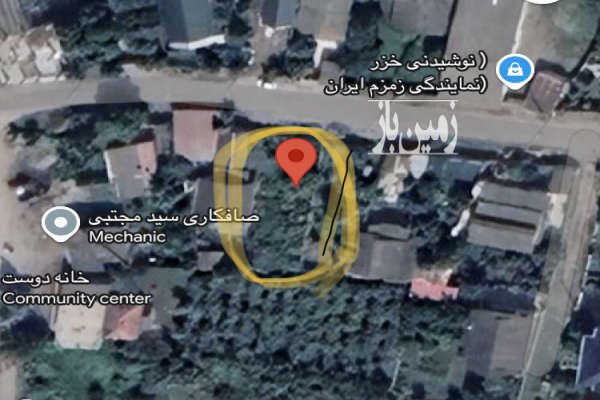 فروش زمین مسکونی تجاری شمال ۳۳۵ متر عباس‌ آباد شجاع محله-1