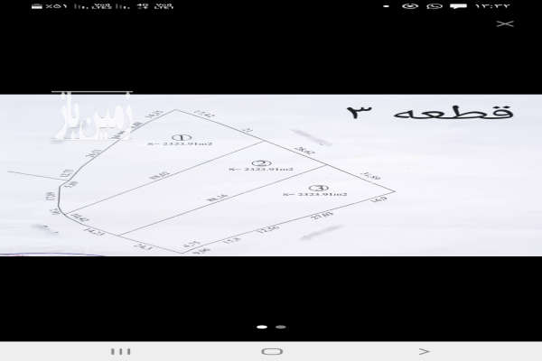 فروش زمین کشاورزی اردبیل ۲۳۲۳ متر مشگین‌ شهر همجوار روستای عور-1