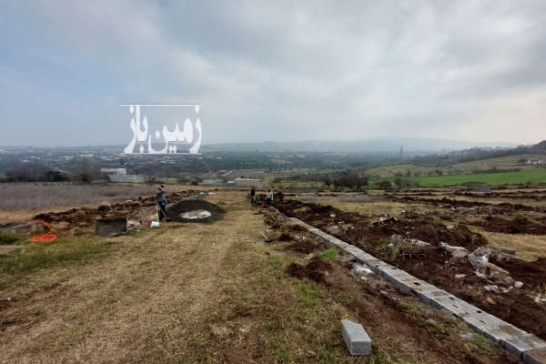 فروش زمین مسکونی شمال ۳۰۰ متر قائمشهر جاده نظامی شهرک سرو-3