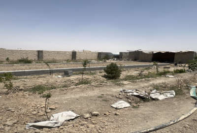 فروش زمین باغ اصفهان ۷۰۰ متر بران شمالی حسین اباد