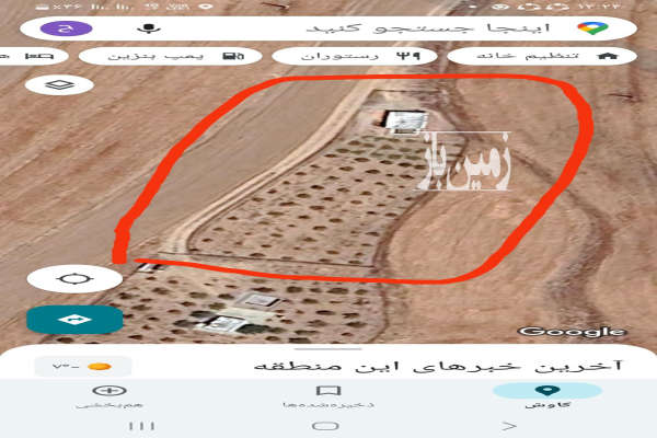 فروش زمین باغ مرکزی ۱۳۰۰ متر اراک روستای باموزج پرکله-4