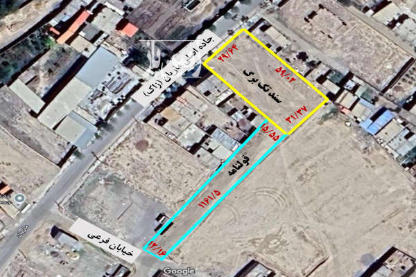فروش زمین کشاورزی خراسان رضوی ۲۸۳۲ متر مشهد روستای زاک-1